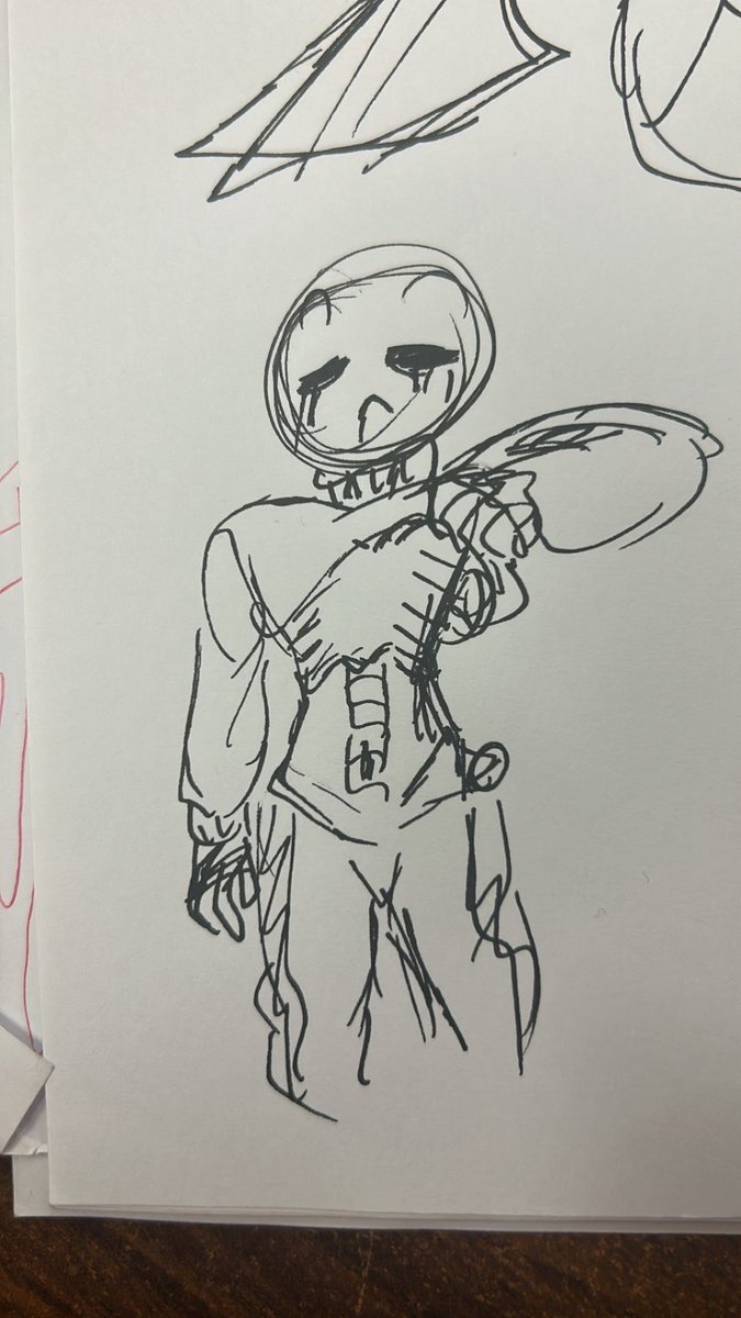 Starstruck_des's tweet photo. Ggrrrr
#killersans #killertale #undertaleau #edfic #fsabgtyg #falseskinallbonegettoyourgoal #undertaleAU
Drawing killer as canonically as I can feels so odd π https://t.co/32R8X7kXI5