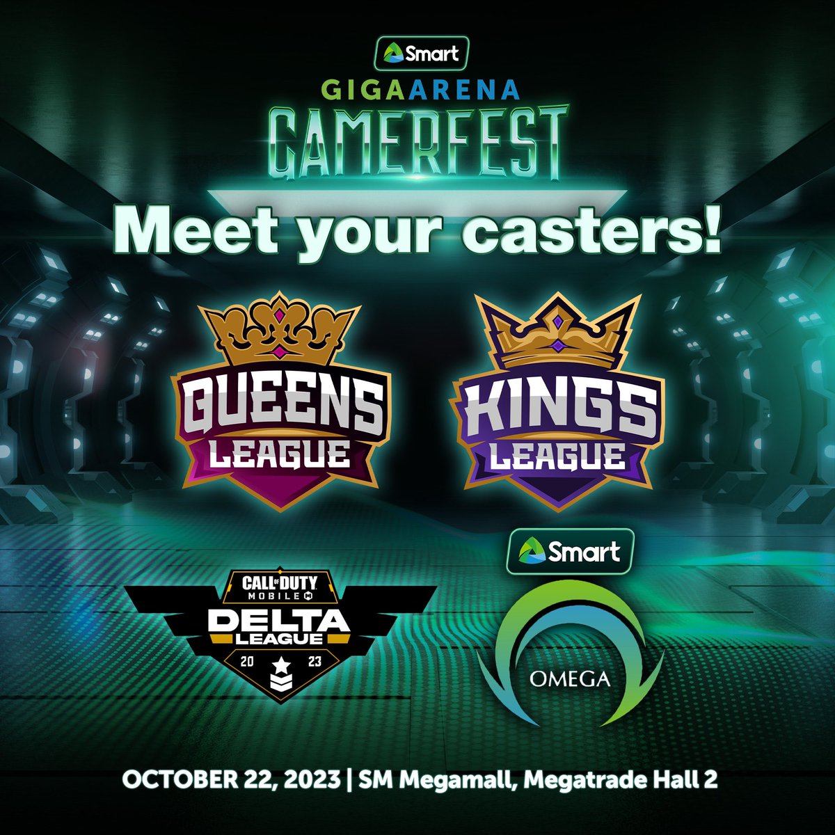 LiveSmart's tweet image. Watch these casters amplify your tournament experience at the #UBC2023 Grand Finals!

Catch their commentaries and game analyses for Kings League S2, Queens League S2, Delta League S2, and Smart Omega Showmatch happening at the #SMARTGigaArenaGAMERFEST. 🎧

🎫 ADMISSION IS FREE!…