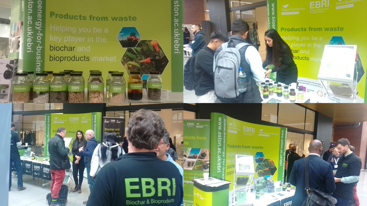 Great to take part in @BirminghamTech Week at the Scale Up Summit where we showcased our #Biochar Innovation Accelerator. We had lots of interesting and inspiring discussions with local innovative companies. @WestMids_CA @innovateuk @UKRI_News @SciTechgovuk @AstonUniversity