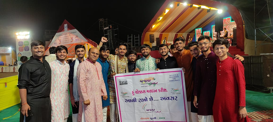 AnandElection's tweet photo. Navaratri Celebration In Anand District. @ECISVEEP @CEOGujarat @CollectorAnd https://t.co/syBhYBtScj