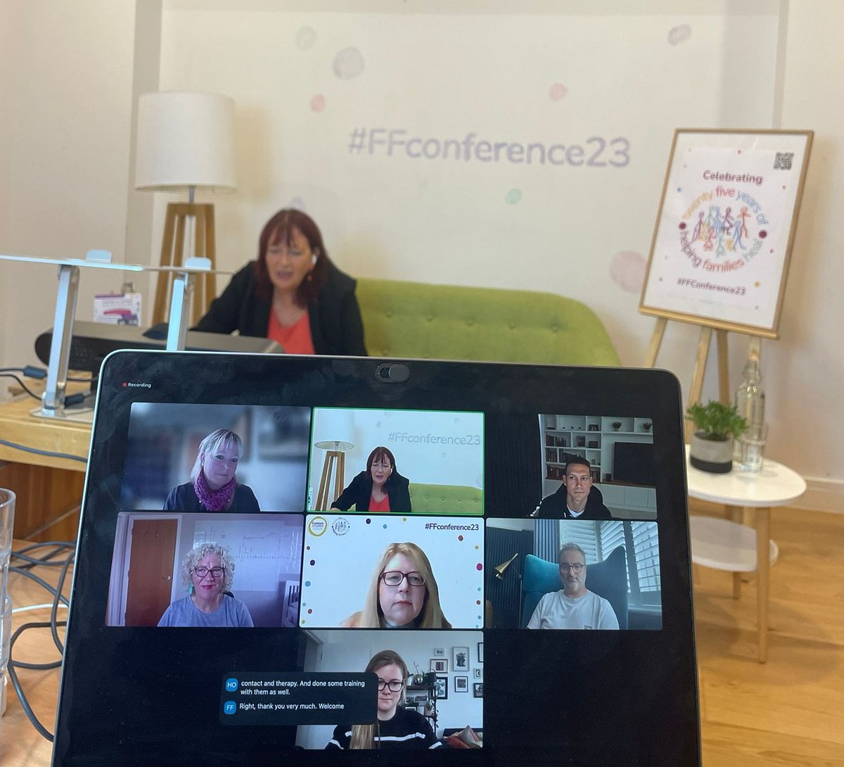 FamilyFuturesUK's tweet photo. Amazing to be joined for a special live recording of #TheFFPod at #FFConference23. Our expert by experience panel are sharing their experiences of contact from different perspectives and reflecting on what we've heard so far
#adoption #fostering #kinshipcare https://t.co/1iz9RENj1T