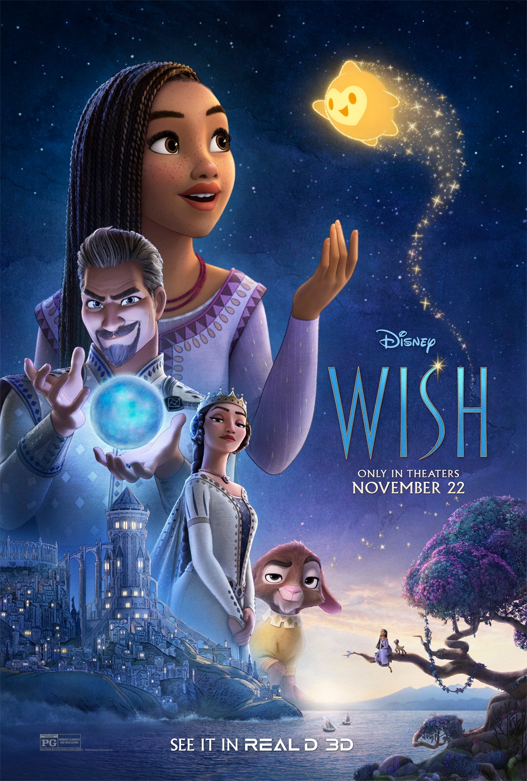 RealD 3D on X: Ready to make a wish? 📷 Check out our exclusive artwork  for Disney's #WISH. Experience the magical movie event in RealD 3D November  22. Tickets on sale now