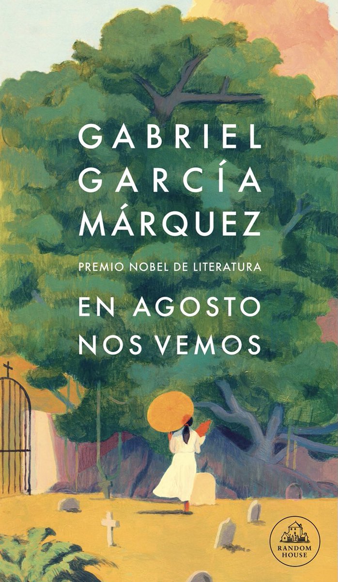 Muy feliz, porque he tenido el honor de hacer la cubierta del libro inédito de Gabriel García Márquez ‘En agosto nos vemos’ que publicará @randomhouse_es en Marzo del 2024 ✨✨✨