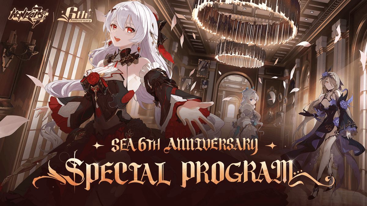 HonkaiImpact3rd's tweet photo. Special program of Honkai Impact 3's 6th anniversary on SEA
Watch the video to participate in interactions and win figures, standees, Crystal codes and more!
Watch Now
>>>https://t.co/AN6AzzqTj1
>>>https://t.co/dv5MDNEljl
#Honkai6thAnniv
#HonkaiImpact3
#SEAOnly https://t.co/QaweCioC8F