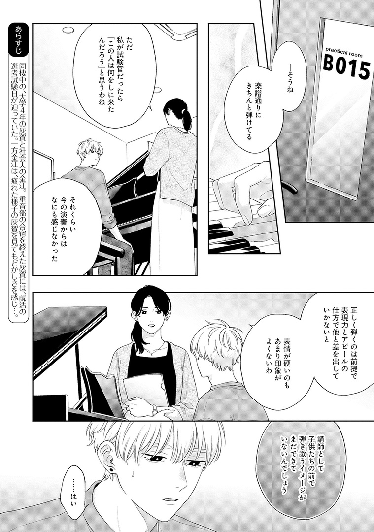 📚𝗺𝗶𝗻𝗶試し読み📚  ╋☾✦メロキス𝟭𝟭月号✦☾╋  『ピンクハートジャム beat』第3話 しっけ(@_shikke)  就職試験が思うようにいかず疲れている様子の灰賀💦 心配した金江は気晴らしにとデートに誘うが…  🔻𝟭𝟬.𝟮𝟱[𝗪𝗲𝗱] 𝗥𝗲𝗹𝗲𝗮𝘀𝗲♡ https://mellowkiss.homesha.co.jp/magazine/vol-36/