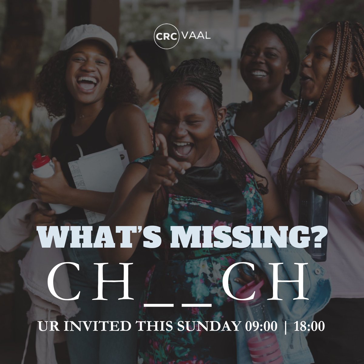 The countdown to Sunday has begun, are you ready?🌟 
You are invited to join us this Sunday 09:00 | 18:00 right here at Church @crcvaal 

#TheresJoyInTheHouseOfTheLord #SeeYouSunday