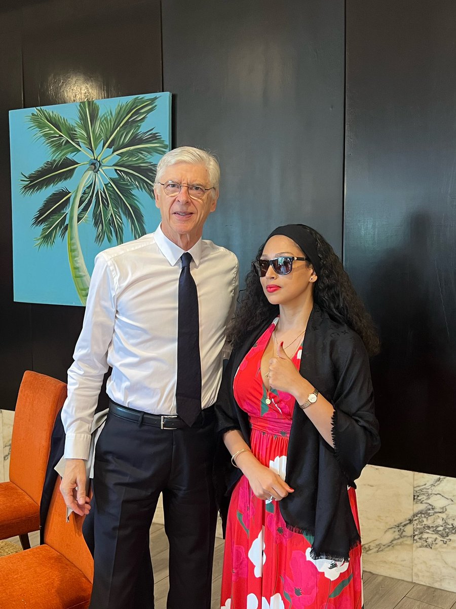bvrbvra's tweet photo. Welcome to Tanzania Arsène Wenger! Tanzania and Simba is happy to have you here to witness the historical launch of the African Football League. #AFL https://t.co/QqiogDSQ0x