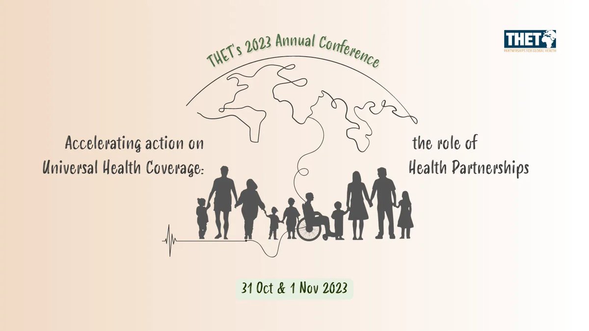 📣 Only 1️⃣ 2️⃣ days until the 2023 #THETConf! 

Join us online to explore perspectives on strengthening health systems and accelerating progress towards Universal Health Coverage. 

Register now 👉 buff.ly/3PbDpiM