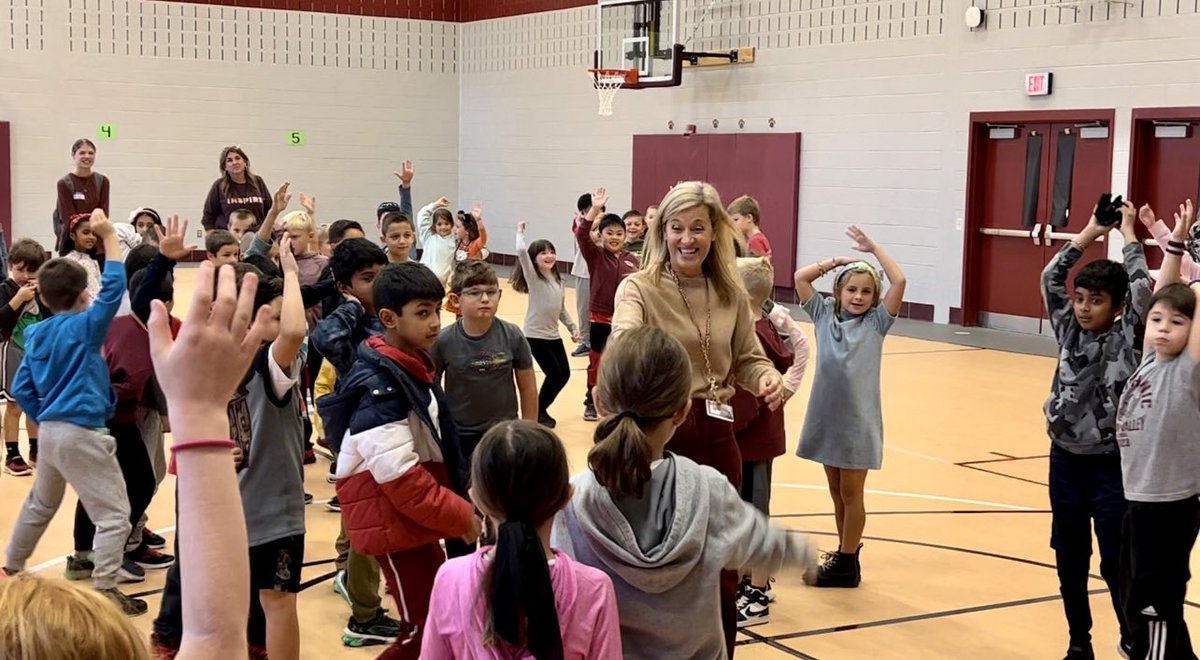 Morning meetings happen in classrooms throughout the building each day. But this meeting was different. This morning meeting was led by Mrs. Allen and Mrs. Papson and included the entire second grade! <a href="/bethelspringsgv/">BSES</a> #gvfeeling 🐾