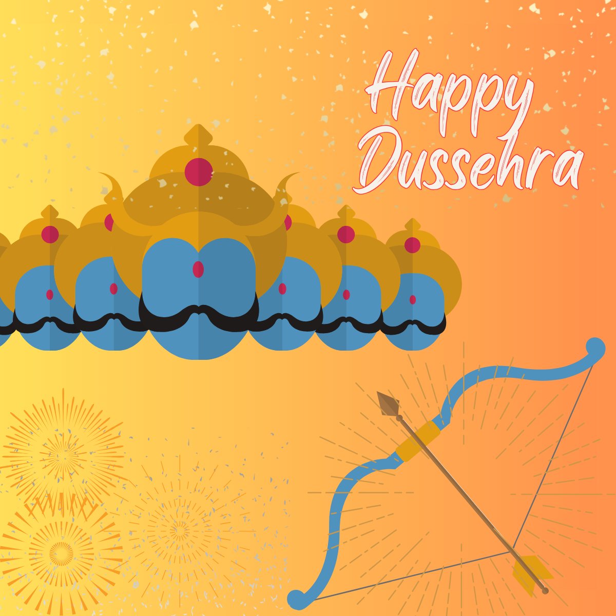 Logituit's tweet photo. Dussehra symbolizes the victory of good over evil. The auspicious occasion fosters integrity, ethics, and intense bonds.
Let’s celebrate the day and embrace the great spirit of the occasion.
#logituit #festivals #Dussehra2023 #celebration https://t.co/qCLYnOMuvD