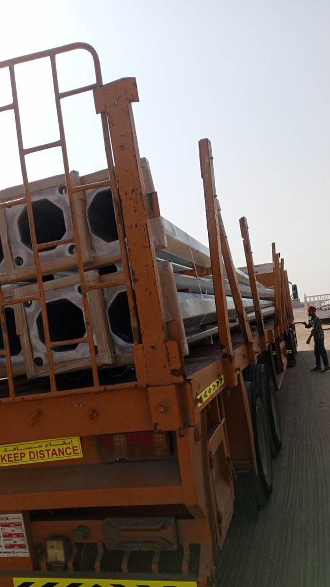 TechnopoleLLC's tweet image. Lighting Up Your World, One Delivery at a Time! 
Today marks another milestone for Technopole Industries as we proudly announce one more successful delivery of our premium octagonal poles.
#TechnopoleIndustries #OctagonalPoles #StreetLightPoles #LightingSolutions #UAEManufacturer