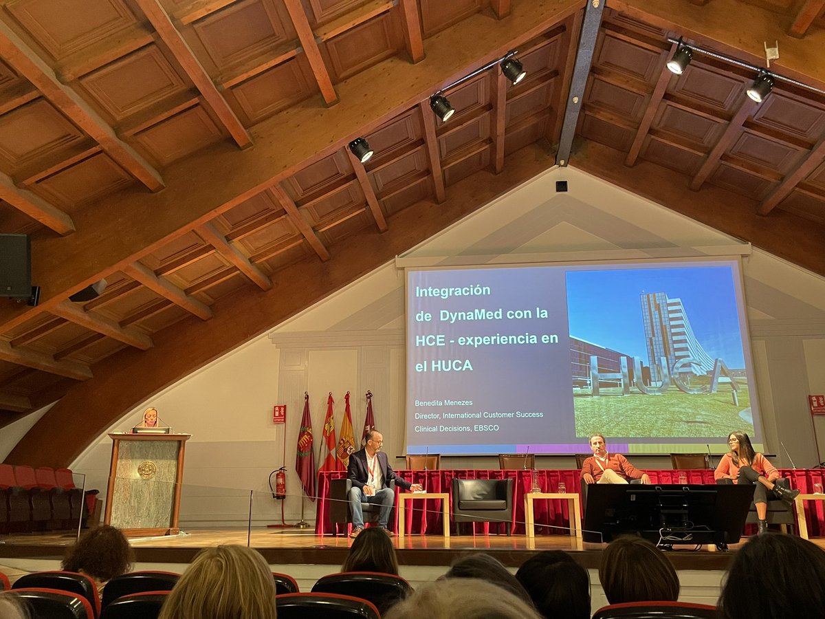 BibliotecaHUCA's tweet photo. Integración de #Dynamed en Millennium en @HUCA_Asturias @Bibliosalud2023 @mbeniam https://t.co/daCHElAKGM