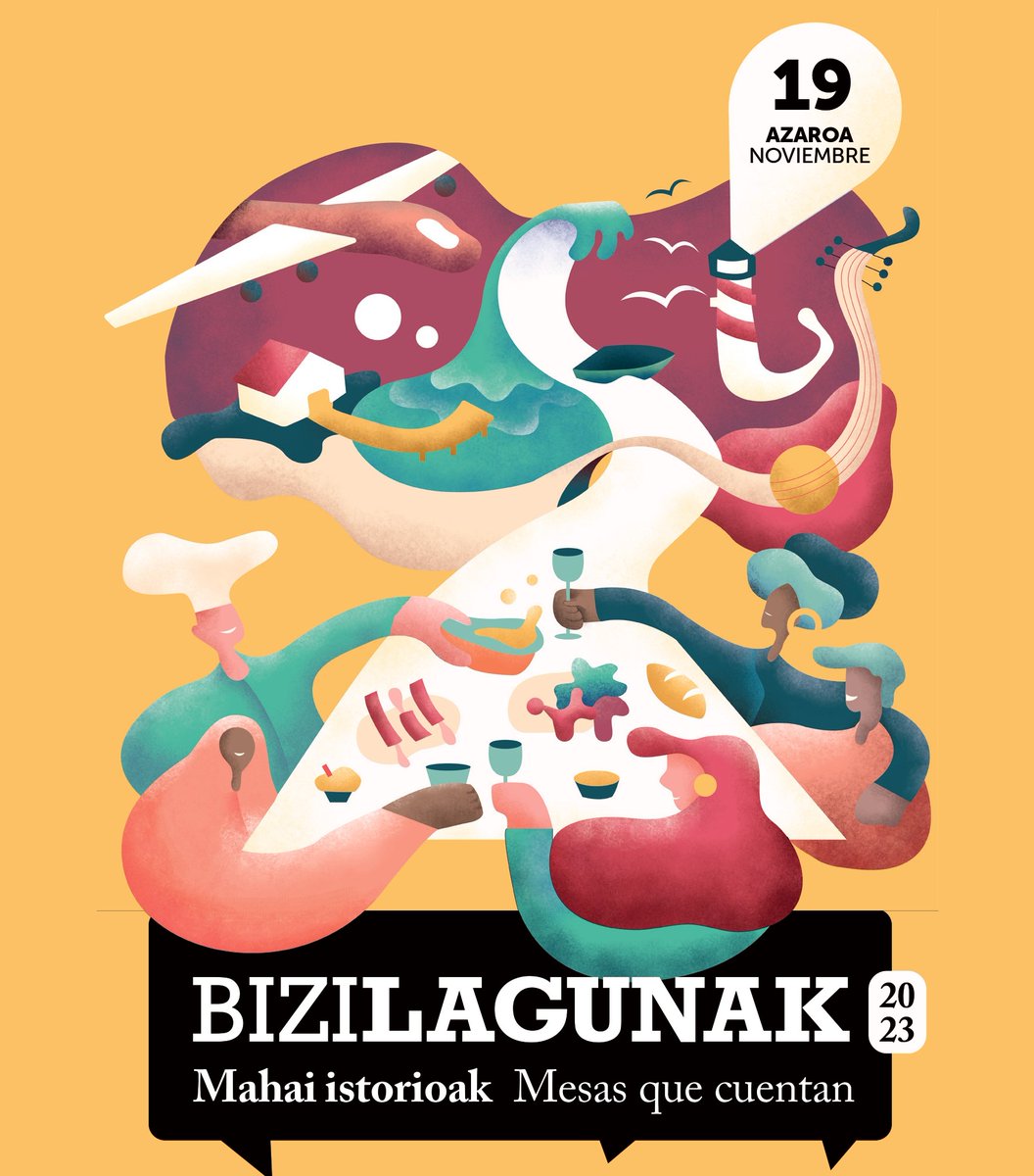 MAHAI ISTORIOAK/MESAS QUE CUENTAN
📷Azaroaren 19an ospatuko da 2023.urteko Bizilagunak Getxon 
Izena emateko: labur.eus/bizilagunakbaz…
📷El 19 de noviembre de 2023 se celebrará Bizilagunak en Getxo .
Inscripciones: labur.eus/bizilagunakbaz…
#bizilagunak
