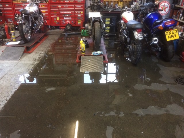 MCWBOLNEY's tweet photo. Another morning wasted mopping up clearing silt, and drying out stock &amp; equipment! How many more times @WSHighways ? https://t.co/CEczXKMZVY