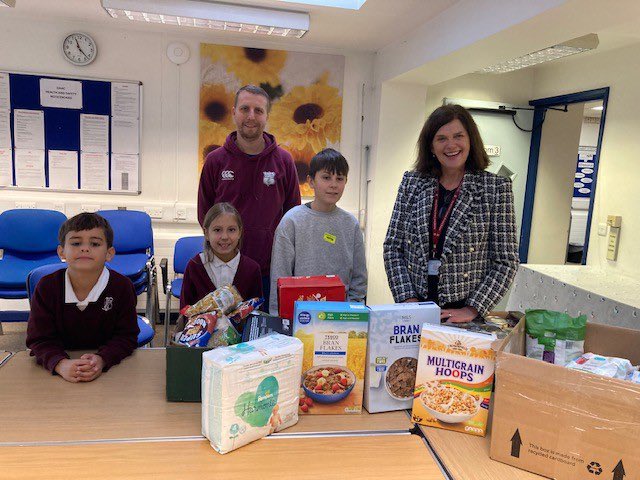 This morning we delivered everyone’s harvest donations to @RichmondAID. Thank you for all your donations.