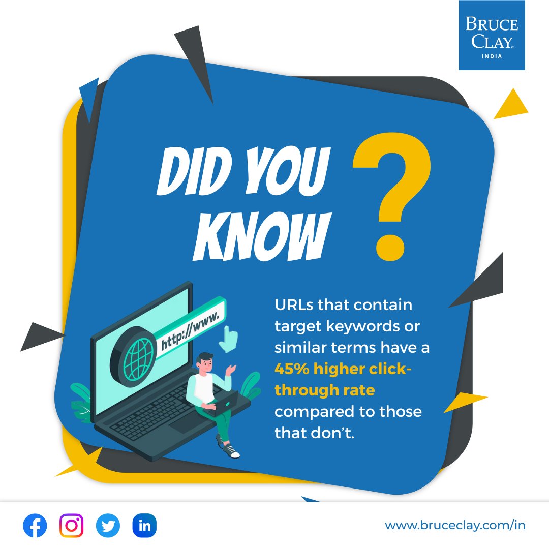 BruceClayIndia's tweet image. Recent studies suggest that incorporating target #keywords or related terms into your website URLs can significantly boost #clickthroughrates

So, if you don't want to miss out on the potential traffic, make sure to optimise the URLs with relevant keywords today!

Source: SEMRUSH