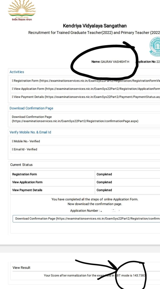 Gvvashishth's tweet photo. I Scored more than the #kvsprt result cut off but not shortlisted bcoz I have higher degree... I think is Desh me jada pda likha hona bhi paap hai ЁЯЩД
@ABPNews @DeveshSharma_RJ @Pathaksatyam22 @KVS_HQ @ncteDelhi @dpradhanbjp @narendramodi @ravishndtv https://t.co/hrTTYLFXPr