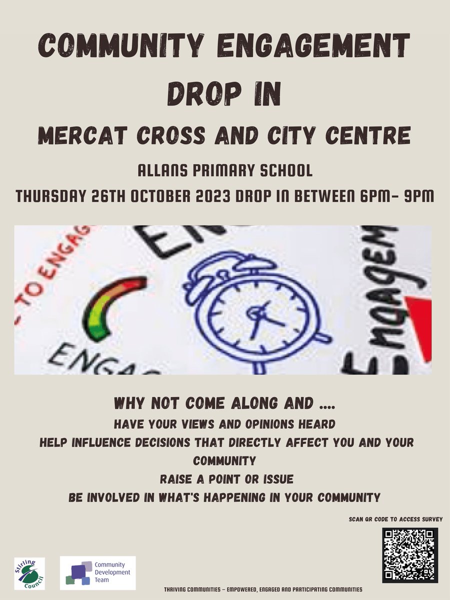 Do you live at Mercat Cross or in the City Centre? 

Go along to the Community Engagement Drop In to have your say! 🗨️

#SkillsForSuccess #adultlearning #CommunityEngagement