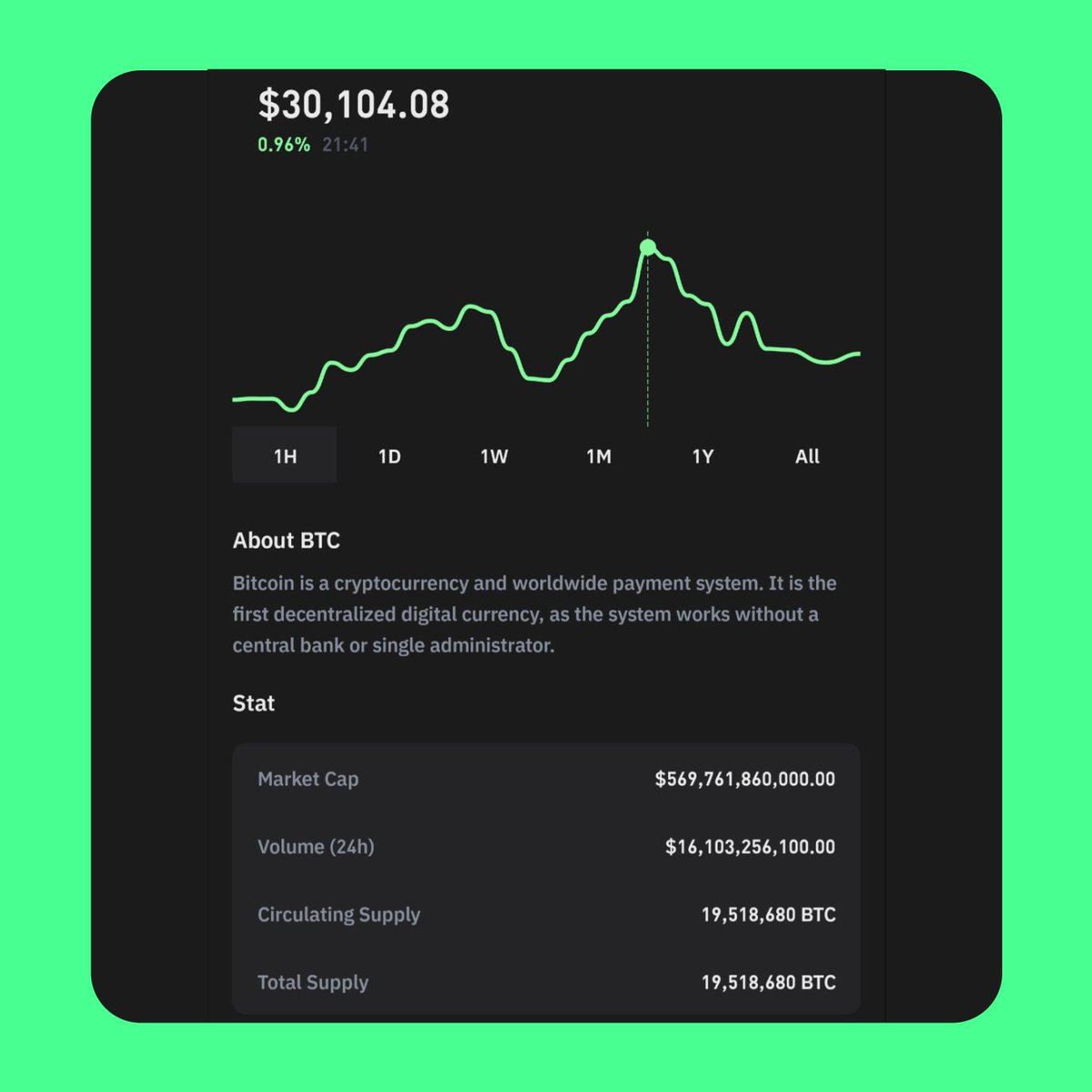 $30k #Bitcoin looks even better in our new-look dark mode on #TrustWallet 🚀