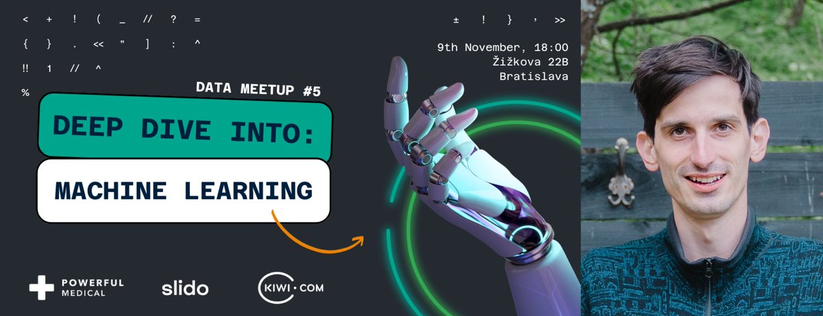 PowerfulMedical's tweet image. 🤖 Join Vlado Boza from our AI team at the #DataMeetup on Nov 9. He'll discuss the groundbreaking AI behind #PMcardio for heart disease detection.🫀 

Don't miss a chance to learn from the best! Register here: talkbase.io/event/data-mee…

Kudos @kiwicom247 &amp;amp; @Slidoapp for organising!