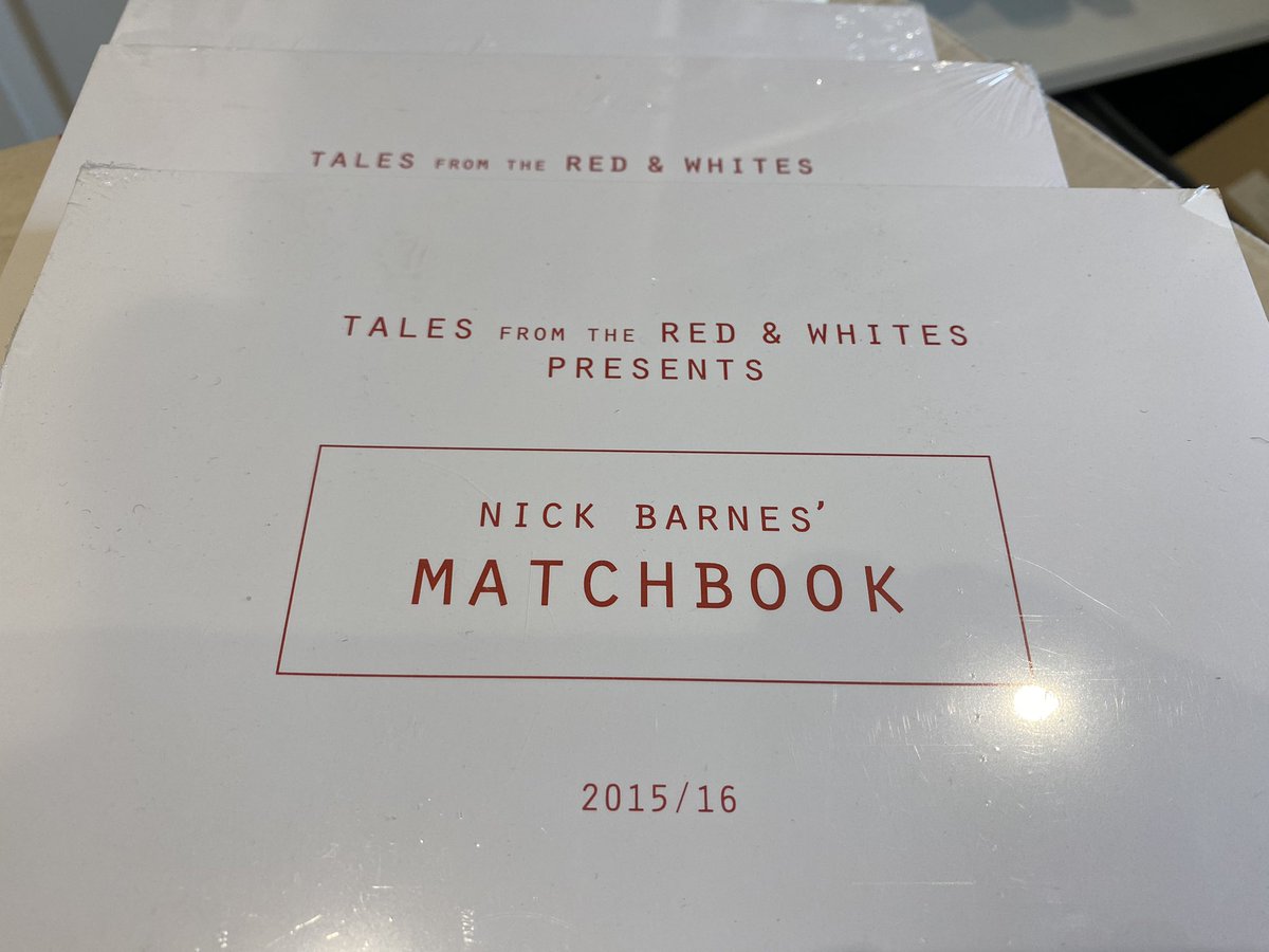 Nearly all gone… 

We’ve now sold out of our last 5 Nick Barnes matchbooks (A6 versions inc box) they are being sent out today. 

We do still have 3 larger (A5) editions on sale here (unboxed but wrapped) if you’d like them, can be purchased here: talesfrom.com/store/product/…