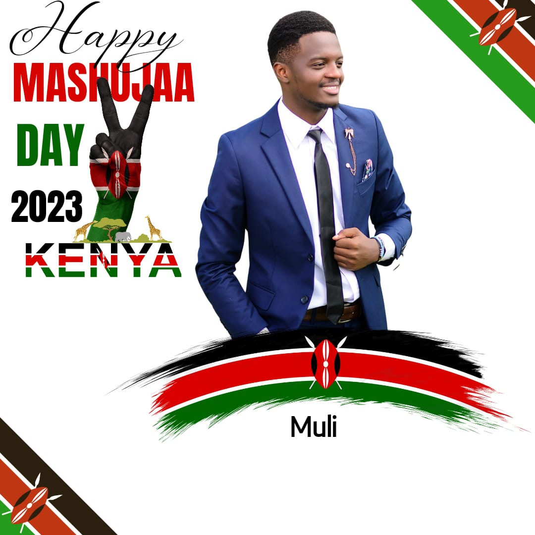 Happy #MashujaaDay from Muli to you my 105k followers 🤍 nawalombotove