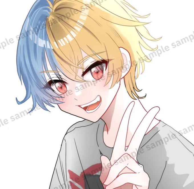 ここ最近の配信用イラストご依頼です 「こんな表情、ポーズのイラストが欲しいな〜〜」というお問い合わせお待ちしております