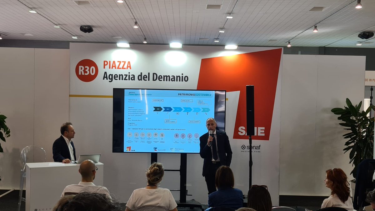agenziademanio's tweet image. 🟢#SAIE2023
👉Seconda giornata dedicata al #patrimoniosostenibile 🌱
📢Stamattina abbiamo parlato di soluzioni #digitali e efficienti per il patrimonio 
🗓️Vi spettiamo alle 14.30 per raccontarvi best practice di #rigenerazioneurbana 
📌agenziademanio.it/it/in-evidenza…
@cbcita @EnelXItalia
