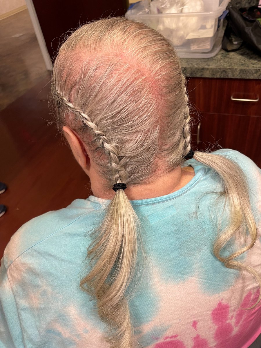 The life enrichment hair salon is open for a limited time. Come visit Jill today to get your hair done for prom!! 💅 #Electric1980s #2023Prom