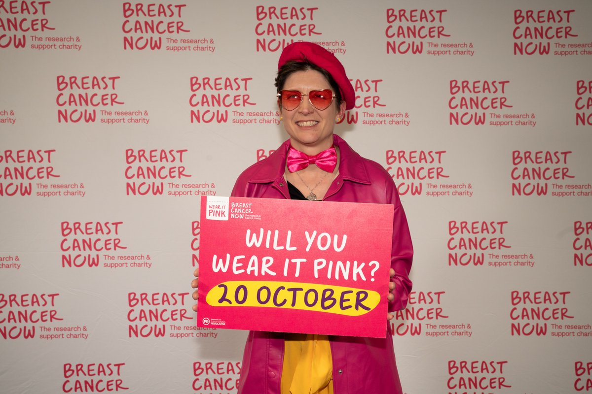 Delighted to #WearItPink and support @BreastCancerNow in creating a future where everyone with breast cancer lives - and is supported to live well. Get involved at wearitpink.org