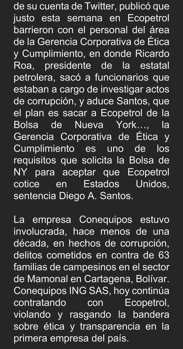 AlfredoSerranoZ's tweet photo. ¿Qué pensará @petrogustavo de lo que está pasando en @ECOPETROL_SA ? https://t.co/tDwXh0VIgo