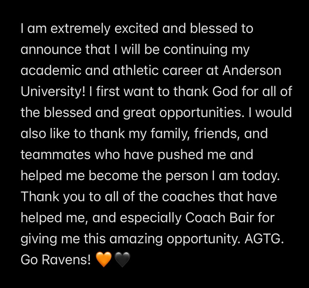 EliHarshbarger's tweet photo. 100% COMMITTED ⚫️🟠 @AURavensBSB @CarrollHighBase https://t.co/AWxITz2pnh