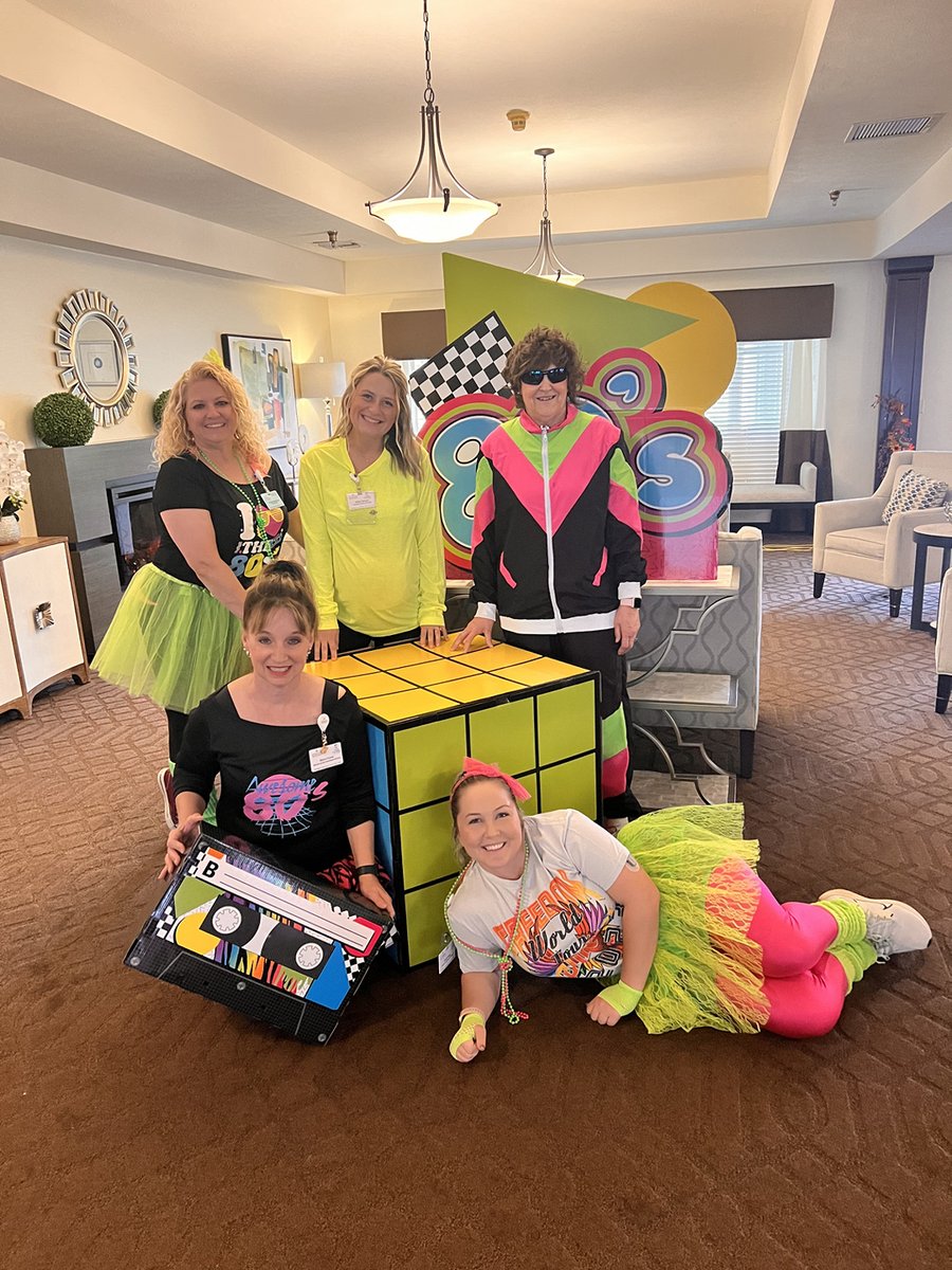 RiverOaksHC's tweet photo. Theme of 80's music filled the campus tonight! #TrilogyThemeWeeks
#DancingThroughTheDecades
#TrilogyIsElectric https://t.co/0PJeSNb5UK