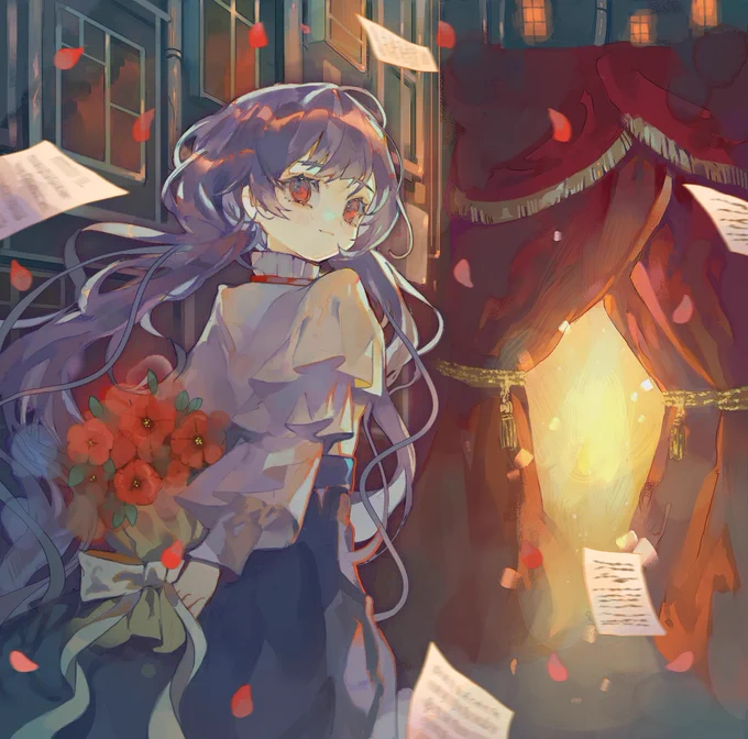 10/29に開催されるM3-2023秋にてmiteite様() が頒布される3rd Album 「見失った花」のジャケットイラスを描かせていただきました!物語性のある楽曲が詰まっていて、素敵なアルバムですので、ぜひお手に取っていただけたら嬉しいです。 