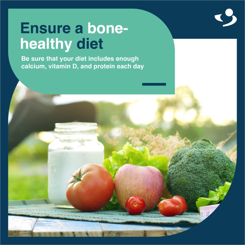 SEHAHealth's tweet photo. Today is World Osteoporosis Day.
Did you know that osteoporosis affects 1 in 3 women and 1 in 5 men 50 years of age or older?
#StepUpForBoneHealth, swipe to discover powerful ways to protect your bones. Spread the word by sharing this post, & let's #BuildBetterBones together!