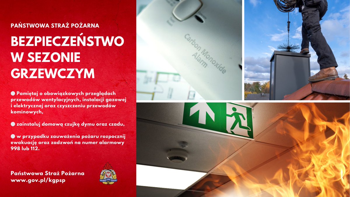 Kierzkowski_PSP's tweet photo. ⚠️UWAGA na #czad i #ogień‼️
W październiku powstało
1️⃣2️⃣2️⃣9️⃣ pożarów budynków mieszkalnych, w tym 4️⃣6️⃣1️⃣ pożarów sadzy w kominie oraz 1️⃣1️⃣0️⃣ zdarzeń związanych z emisją tlenku węgla. 
🔴W wyniku pożarów oraz zatruć czadem 1️⃣9️⃣ osób straciło życie, a 1️⃣0️⃣2️⃣ zostały ranne.
☠️🔥👨🏻‍🚒🚒 https://t.co/h5GKDSy36c