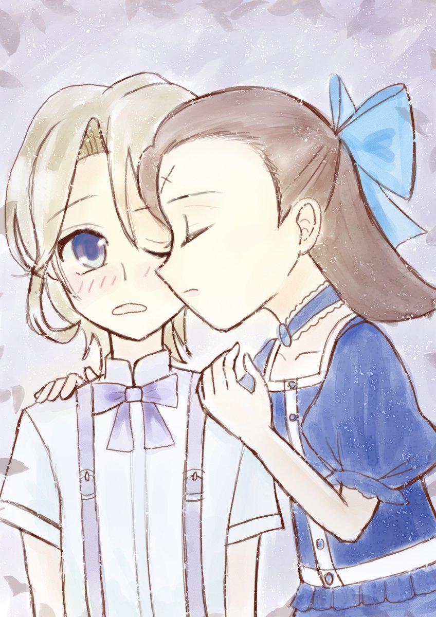 sennrinomiti's tweet photo. お題：体温
秋らしいイラスト描きたいなと考えていて、
秋といえば…（私は必ず）風邪をひくなぁ…ってことで。
幼少期のキースとカタリナはほんとにかわいくて尊い。 https://t.co/k8aaDh1bUZ