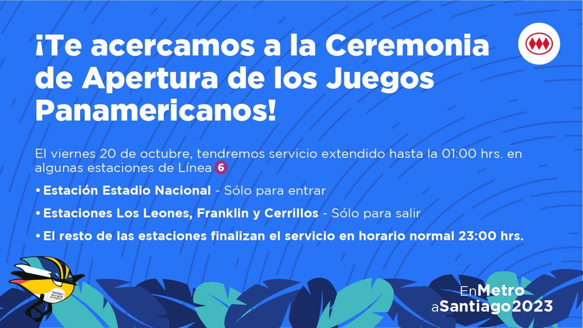 Metro de Santiago tweet media