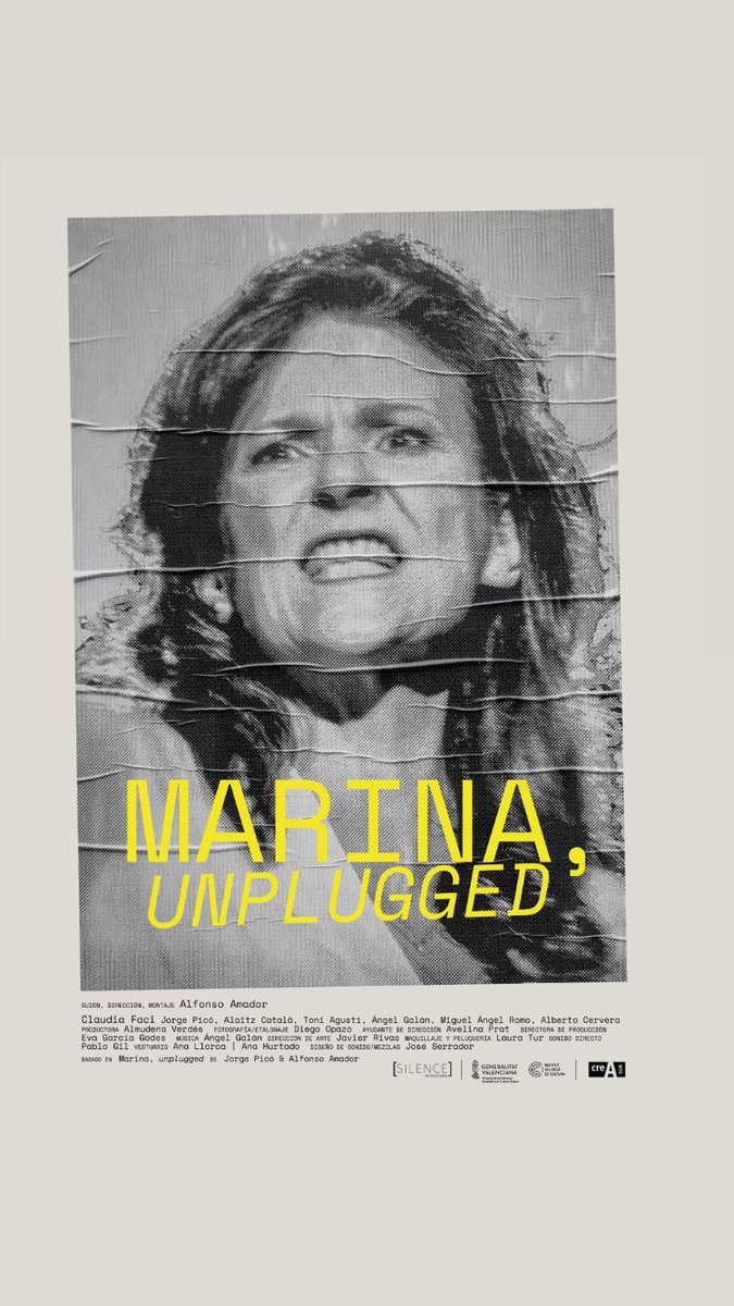 anoche se inauguró la 38a edición de la Mostra de València con el estreno de Marina Unplugged, una película de <a href="/alfonsoamador/">alfonso amador</a> en la que pude participar a principios de este año y que ha sido una experiencia chulísima✨