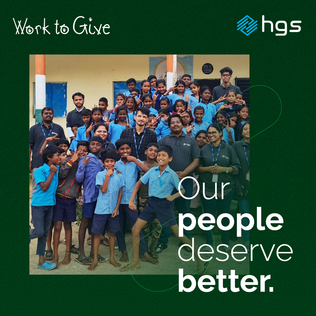 LifeAtHGS's tweet image. We work for a greater purpose, for improvement!

At HGS, we go the extra mile to create a supportive and fulfilling world for our people. We #WorkToGive back and aspire for the best!

Join us: bit.ly/3QohgiV

#TeamHGS #LifeAtHGS #GivingBack