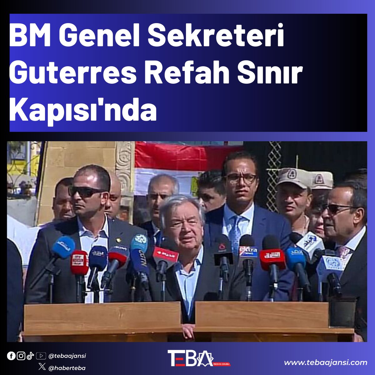 haberteba's tweet photo. BM Genel Sekreteri Guterres Refah Sınır Kapısı'nda

Detaylar için linki tıklayınız...

https://t.co/kE9UmyzY0H https://t.co/j5N3buLBfW