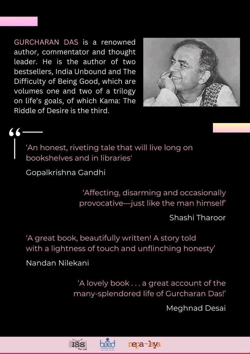 BeedManagement's tweet photo. Looking forward to hosting @gurcharandas
#Nepal book launch. He will be in conversation with @KiranKrShrestha of @nepa_laya
November 8, 15H30Hrs, @HotelYakAndYeti 
#AnotherSortofFreedom
Register at info@beed.com.np https://t.co/qRKOfruXpH
