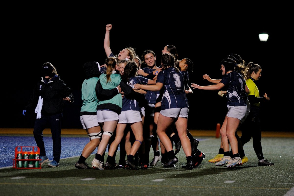 AUS_SUA's tweet photo. The @StFXAthletics X-Women advance to AUS rugby championship final with 29-21 win over Axewomen🏉🏆

GAME RECAP: https://t.co/6rSnJqJtGs https://t.co/Hz0WABnWLt