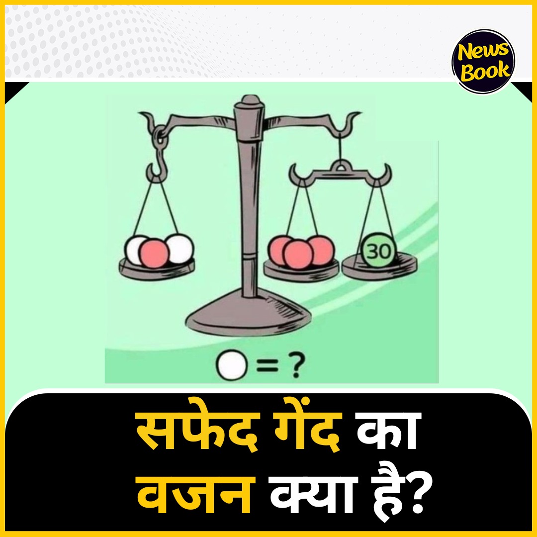 NewsBookMedia's tweet image. बताइये सफेद गेंद का वजन क्या है?

#quiz #quickanswer #ball #Question