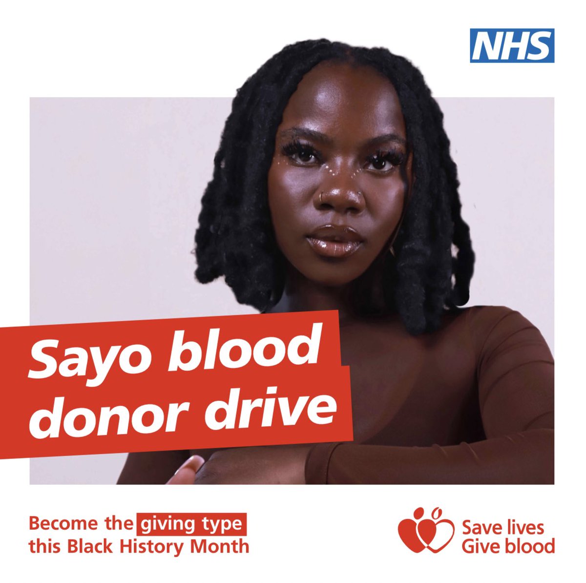 Simply_Sayo's tweet photo. I’ve been so busy I haven’t had time to post about this 🫠
I’m organising a blood drive event with the NHS on the 23rd at Shepherds Bush Blood Donor Centre, 1-4pm, to help raise more awareness of Sickle Cell, &amp; to get more people donating blood 🥰
Happy to be doing this.
Bye 🫶🏾 https://t.co/SP7Gsh8Mxu