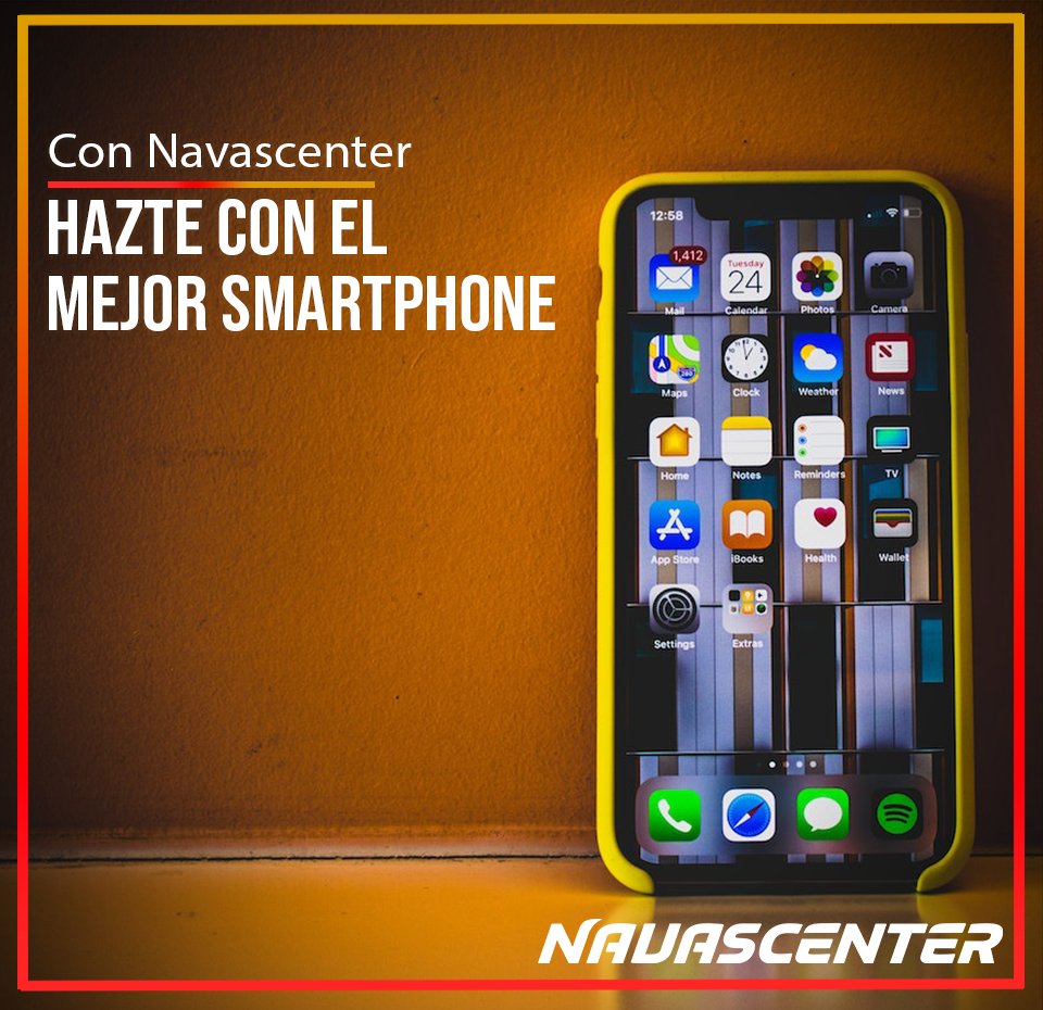 NavasCenter's tweet photo. La mejor gama de teléfonos móviles la tienes disponible en nuestras tiendas de Ávila y store online.

En #Navascenter, disponemos de smartphones de alta y media categoría. Todos ellos, de marcas líderes del mercado y a precios únicos.
¿A qué esperas para renovar tu antiguo móvil? https://t.co/zLYfXqLr75