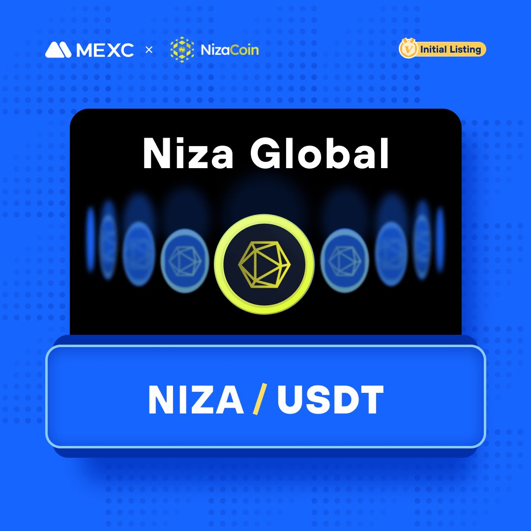 MEXC's tweet photo. Happy to announce that the @nizacoin Kickstarter has concluded and $NIZA will list on #MEXC!

🔹Deposit: Opened
🔹NIZA/USDT Trading: Oct 20, 12:00 (UTC)

Details: https://t.co/N1WP0VHi5T https://t.co/LqnDIqqnhZ