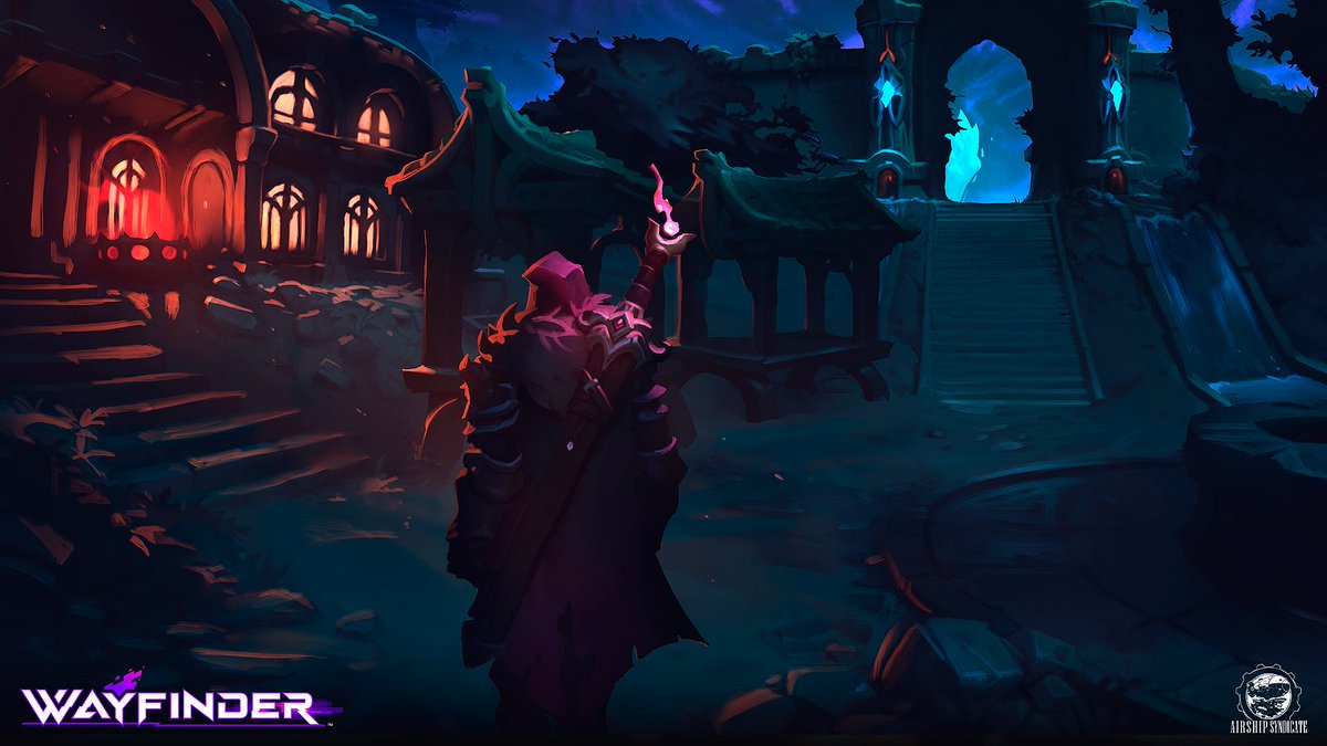 Some stuff I painted for Wayfinder like five years ago (sketches by <a href="/Baldinosaurus/">Baldi Konijn 🍉</a> )