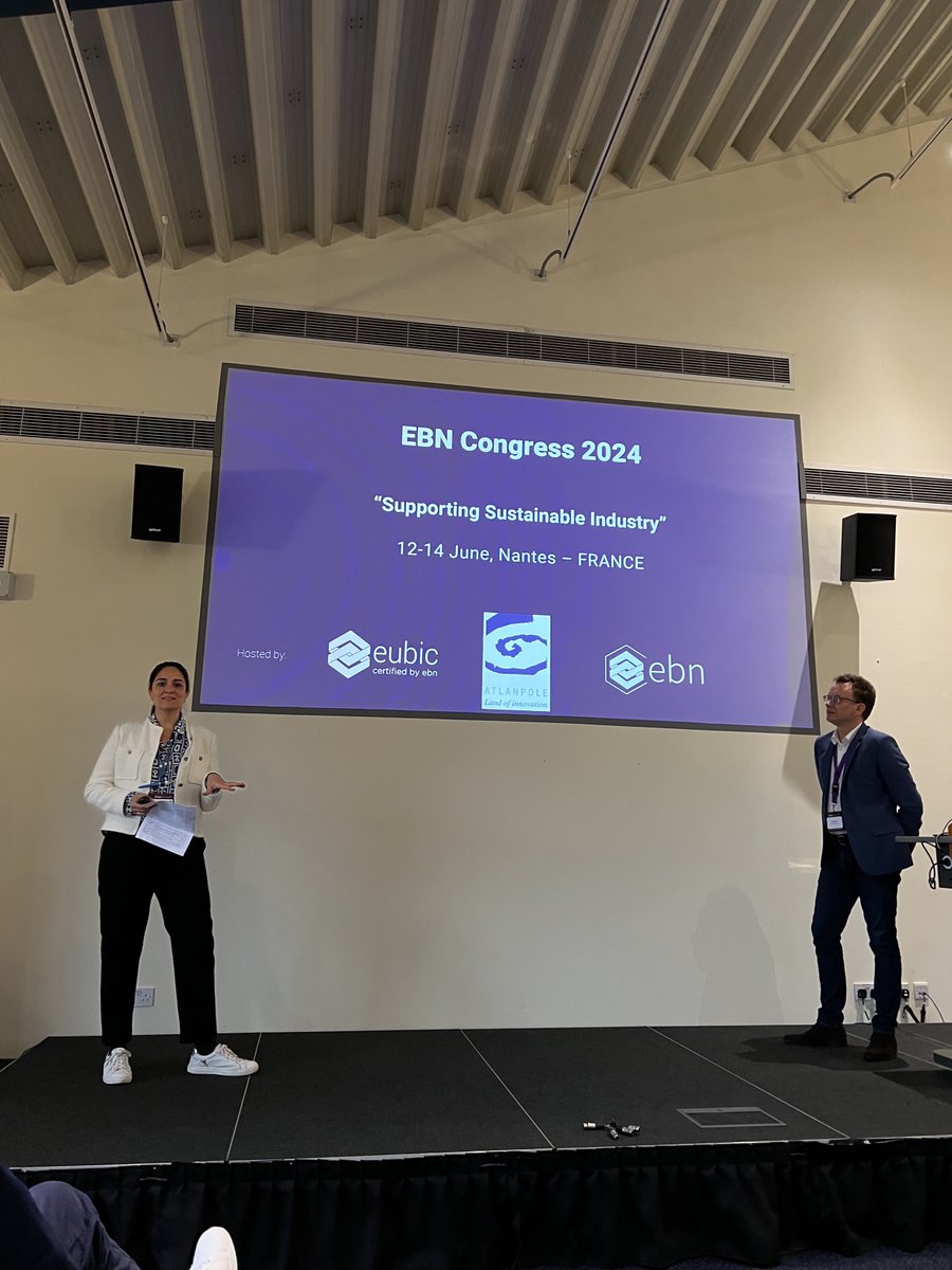 🥈day of EBN #Techcamp23 Our CEO @LauraLecci & Paul Fairburn Director, Innovation Ecosystem at @CovUni_Business ⏪ yesterday's highlights &📢Álvaro Simón de Blas CEO of #EUBIC @BicEuronova as Bingo winner🥅a🆓ticket to the EBN Congress 2024, co-organised with #EUBIC @atlanpole