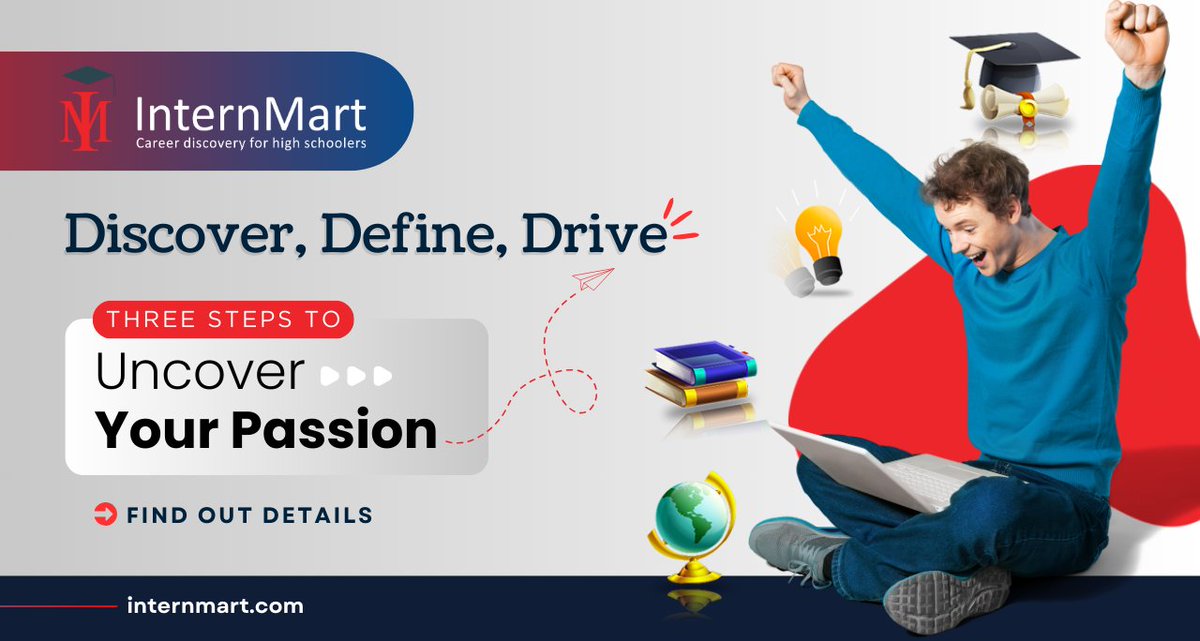 #Passiondiscovery isn’t just about knowing what you like. It's about feeling it deep down!

- Reflect on what you love doing
- Recall moments when you lost track of time
- What problems in the world do you want to solve?

Find your way with #InternMart - shorturl.at/ixzM9